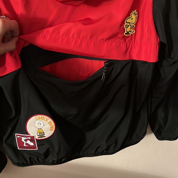 Coach x peanuts men’s embroidered patch logo monogram packable windbreaker NEW - Picture 9 of 11